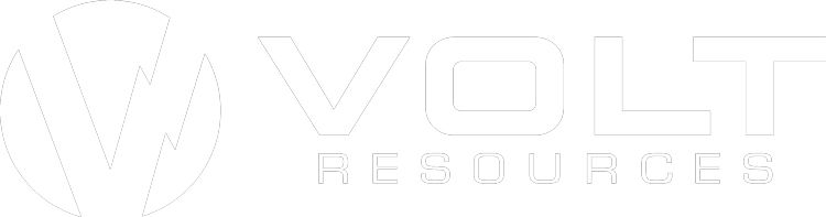Volt Resources Limited Logo, reverse in white